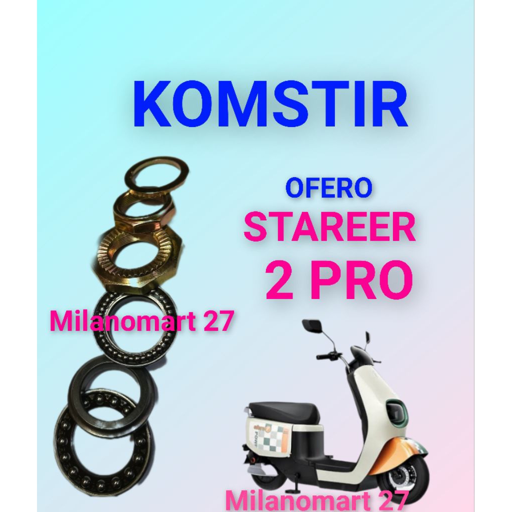 komstir sepeda listrik ofero stareer 2 pro kones headset komfork sepeda listrik ofero stareer 2 pro