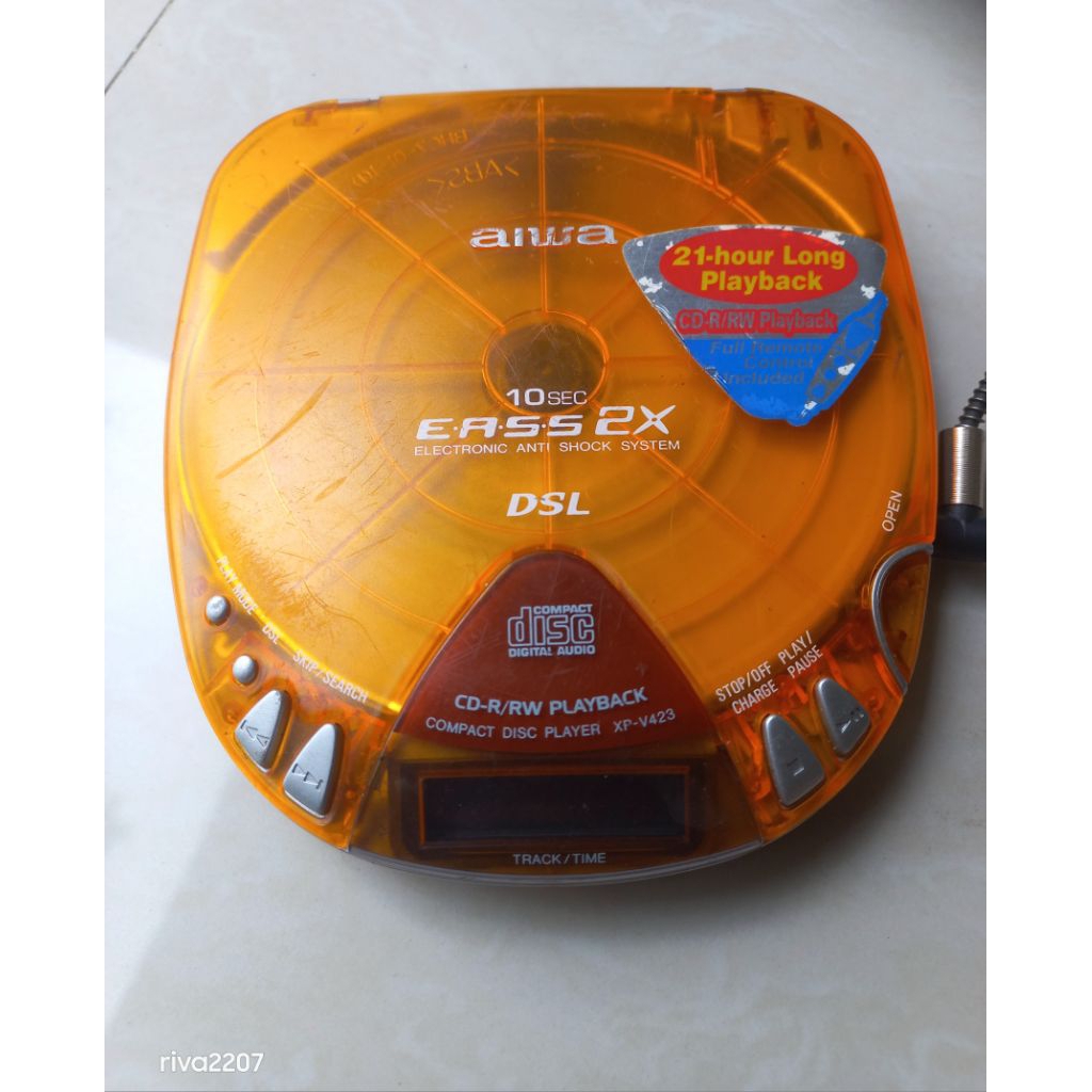 discman aiwa - XP - V423 - cd player aiwa - butuh sedikit service
