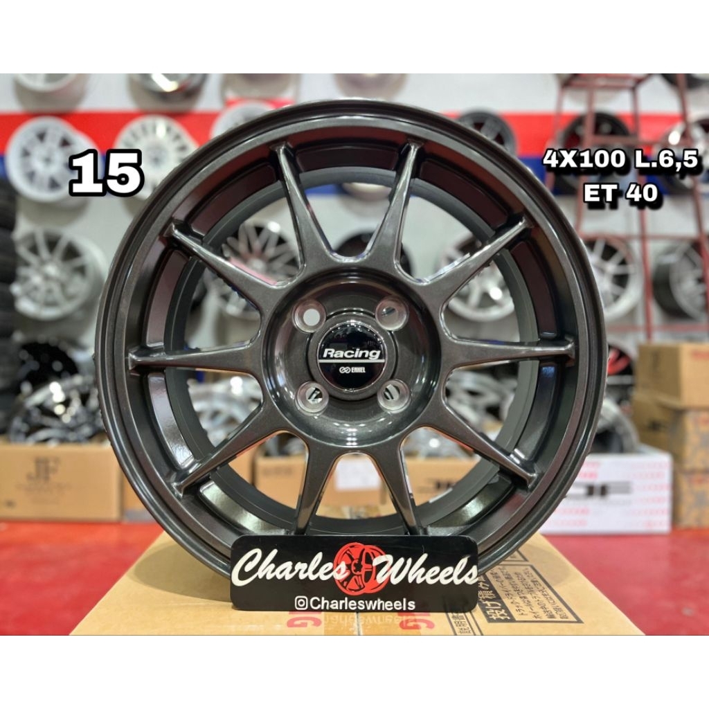 VELG JF LUXURY TARMAC GUNMET RING 15