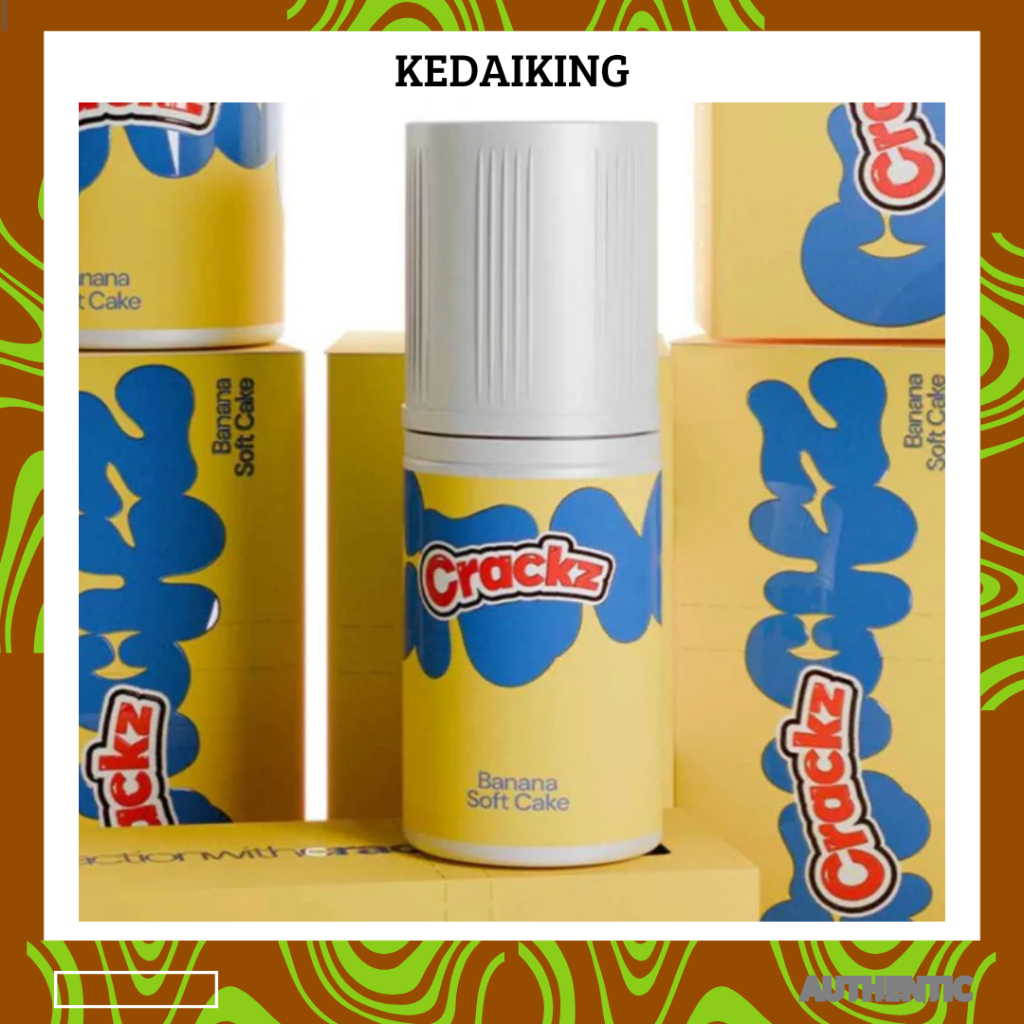 CRACKZ BANANA SOFTCAKE SALTNIC 30ML 100% ORIGINAL BY TETRA VON