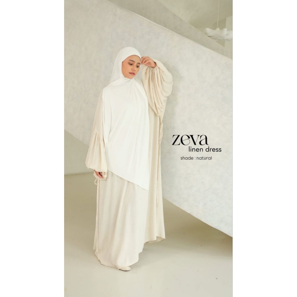 Zeva Linen Dress Khalewale