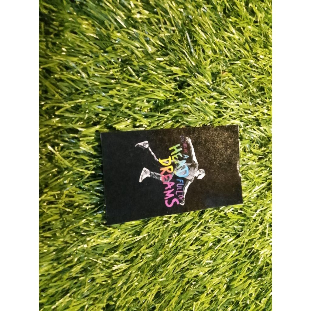 stiker vinyl coldplay