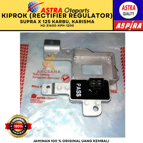 REGULATOR KIPROK KARISMA, SUPRA X 125 KARBU - ORIGINAL ASPIRA