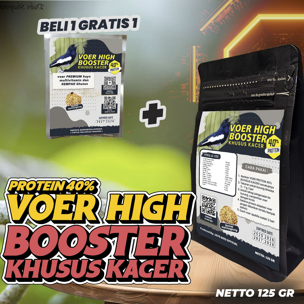 MAKANAN KACER JUARA LOMBA | VOER KACER JUARA LOMBA | EKSTRAK ULAT HONGKONG | PAKAN JUARA LOMBA | VOE