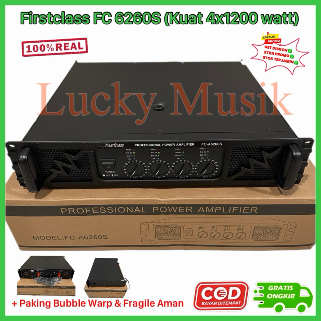 Amplifier fc 6260 s Power 1200 Watt X4 power fc 6260s fc a6260 fca 6260