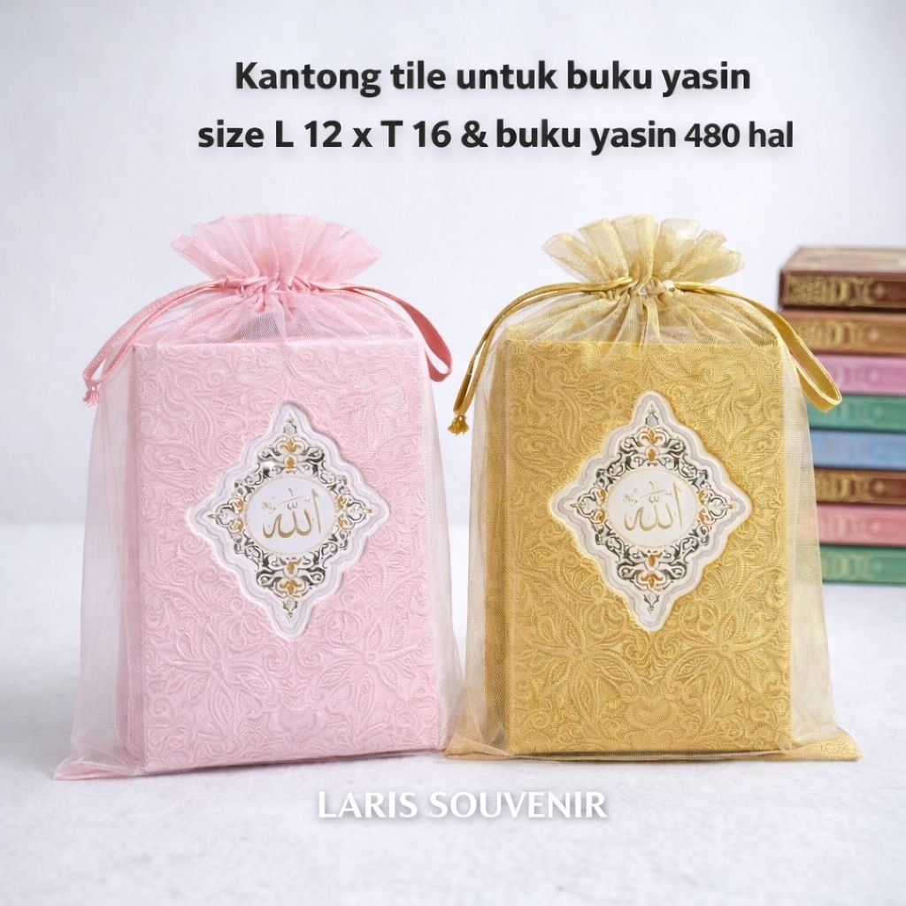 (500 pcs) kantong tile kemasan souvenir buku yasin