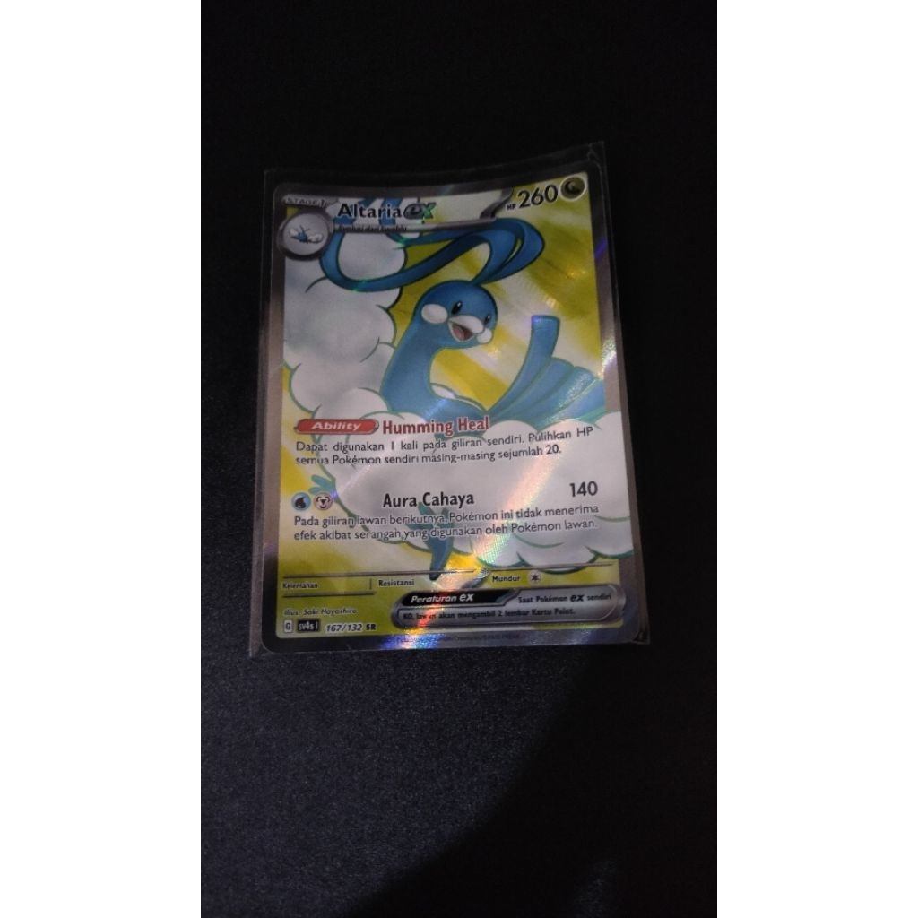 Kartu Pokemon TCG Tag Team Latias&Latios dan Altaria SR Indo
