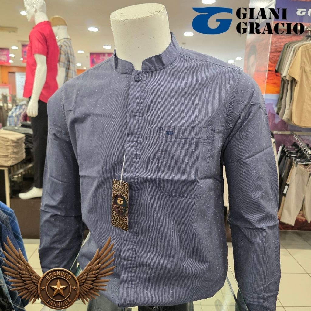 GIANI GRACIO KEMEJA KOKO LENGAN PANJANG G73306 002 02