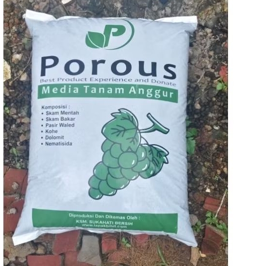 Media Tanam Anggur Porous – Subur, Gembur & Cepat Resap Air