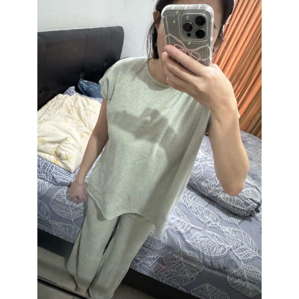 DIORYWEAR setelan Sage green