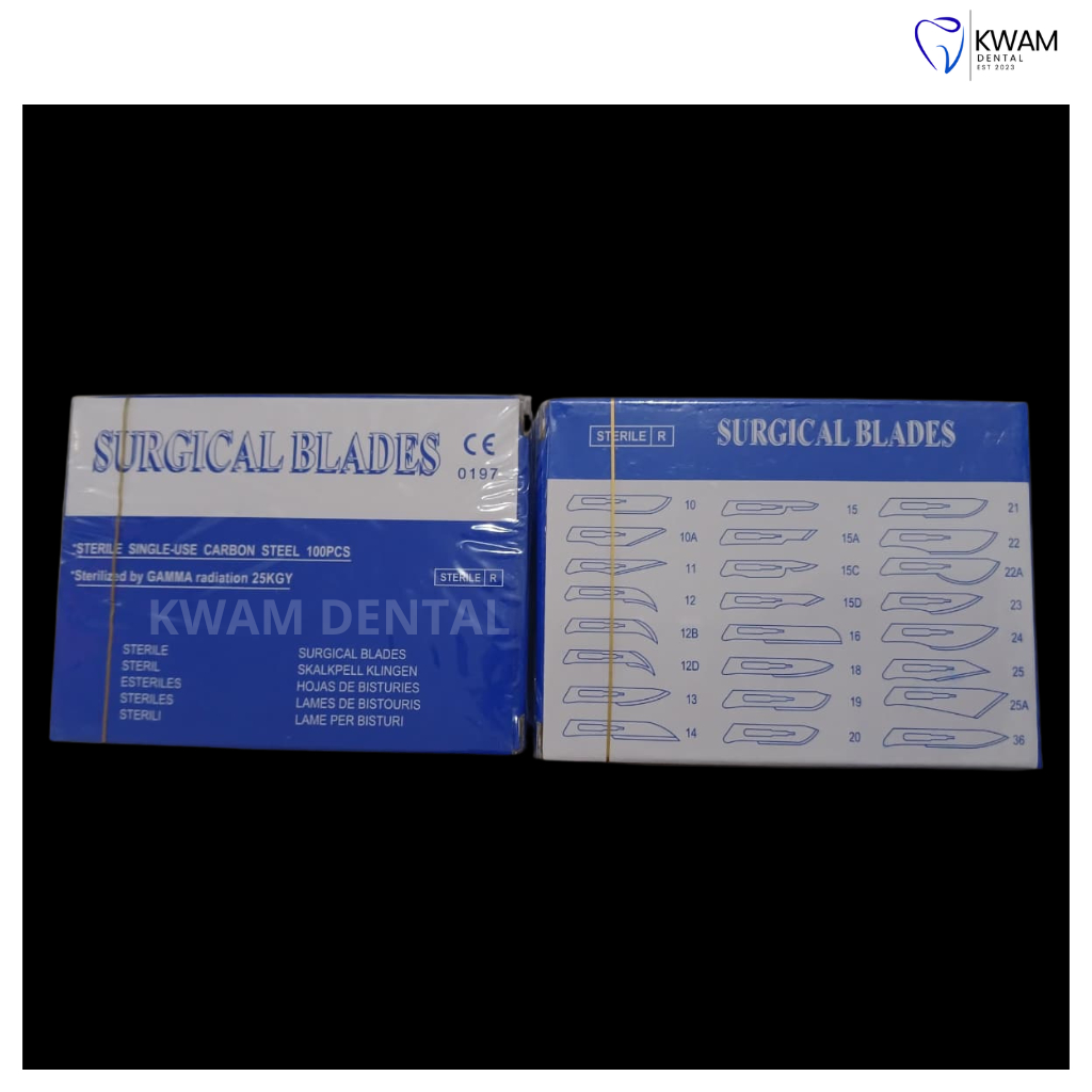 Dental Surgical Blade No.15C/Pisau Bedah No 15C per 1 Pcs