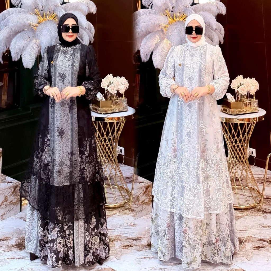 New RAYYA COLLECTION GAMIS SET SEGI 4 BY M NABIL