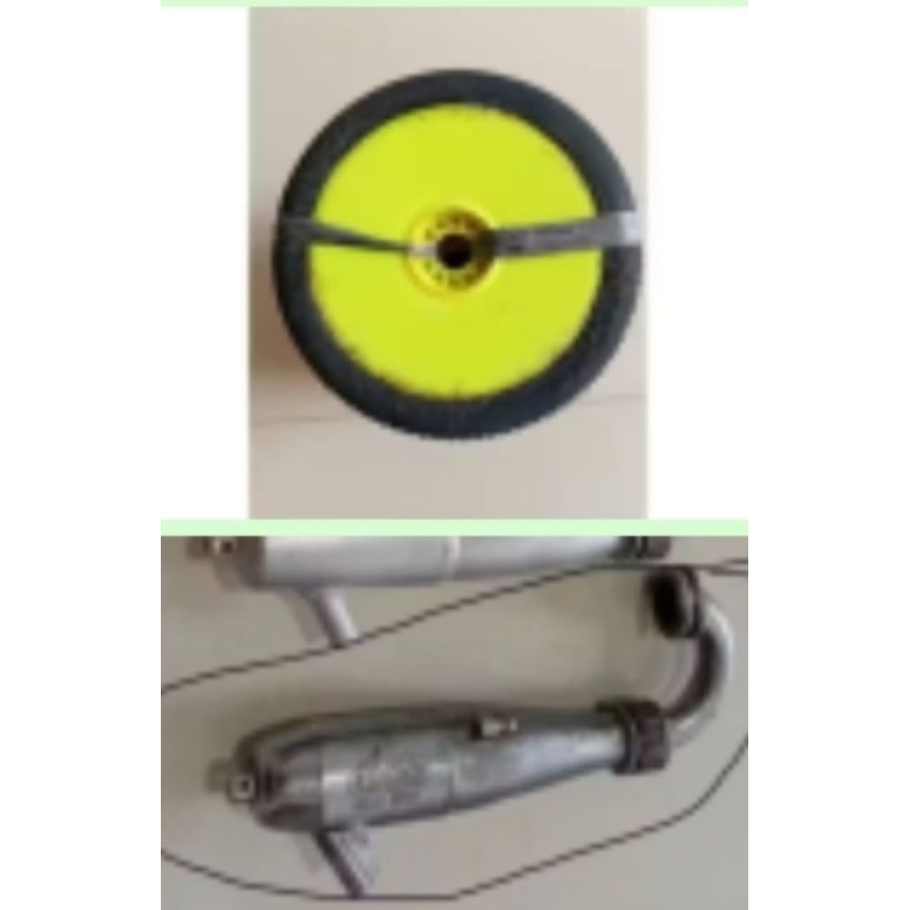 ban rc dan kenalpot rc bekas baik