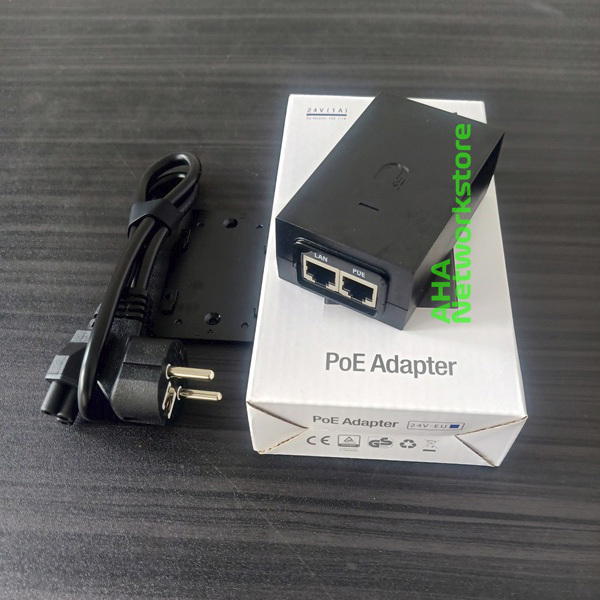 Adaptor POE 24V 1A UBNT Adaptor POE UBNT 24V 1A Ubiquiti POE-24-24W