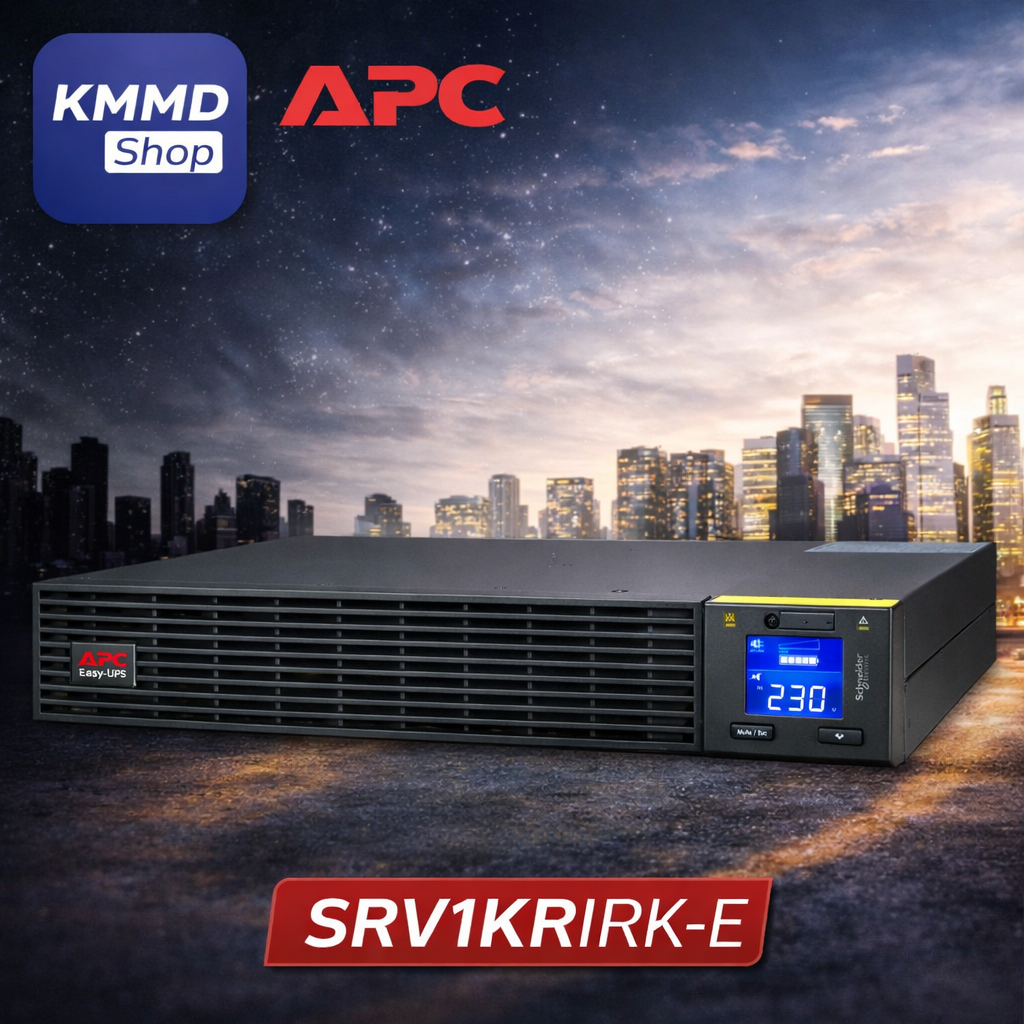 SRV1KRIRK-E SRV1KRIRKE APC Easy UPS On-Line, 1000VA/900W, Rackmount 2U, 230V, 3x IEC C13 outlets, In