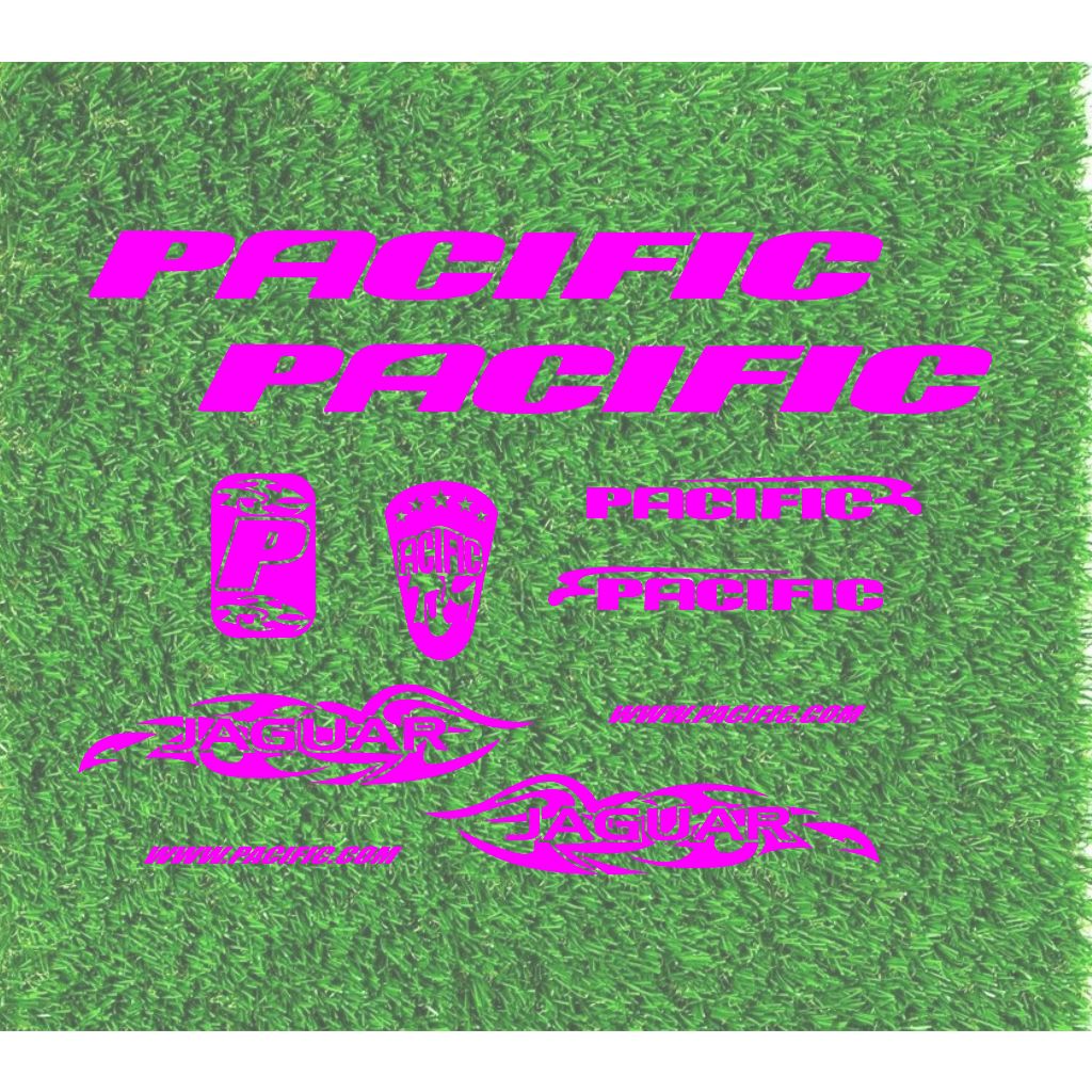 cutting stiker sepeda bmx pacific jaguar cutting