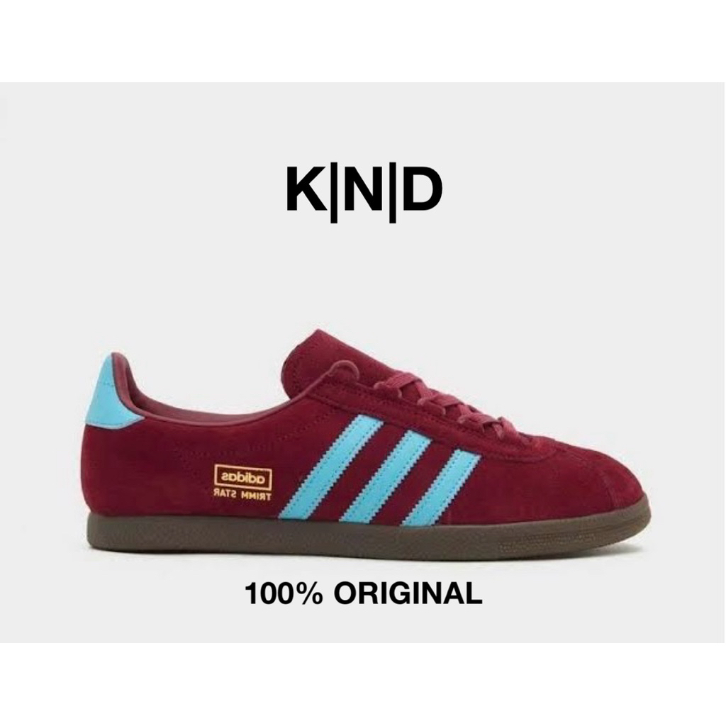 ADIDAS TRIMM STAR RED BLUE AQUA CW WEST HAM JR1091 ORIGINAL