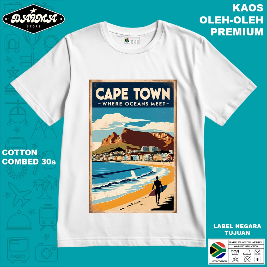 KAOS OLEH OLEH AFRIKA 9 PAKAI TAG LABEL AFRIKA ASLI BAJU SOUVENIR PREMIUM GIFT