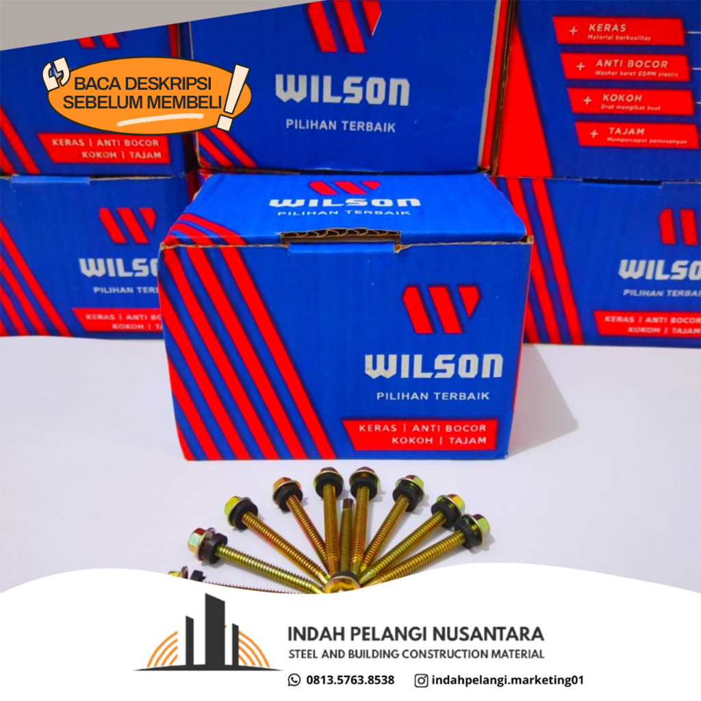 Sekrup Roofing Baja Ringan 2cm, 5cm