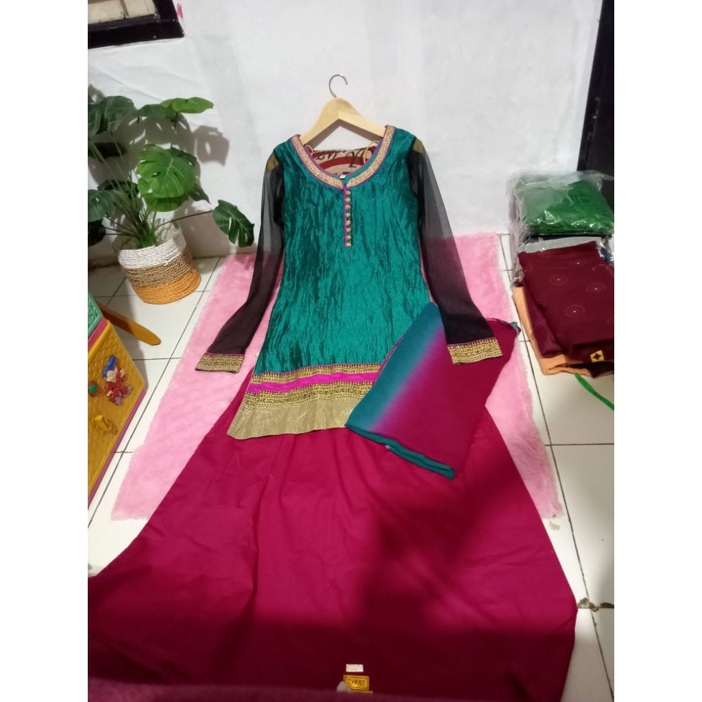kurti set rok/baju india (pl bukan baru)
