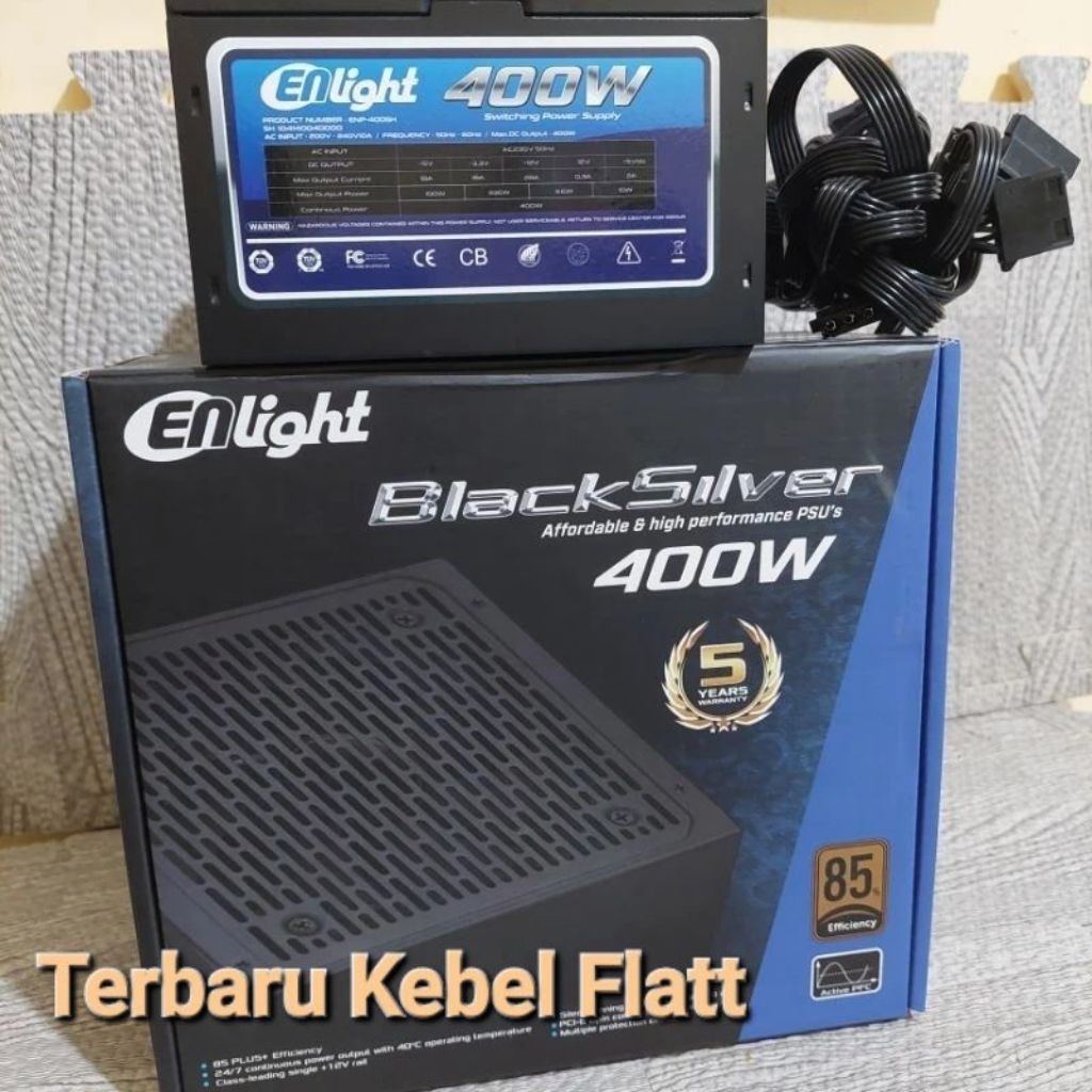 PSU ENLIGHT BLACKSILVER 400W