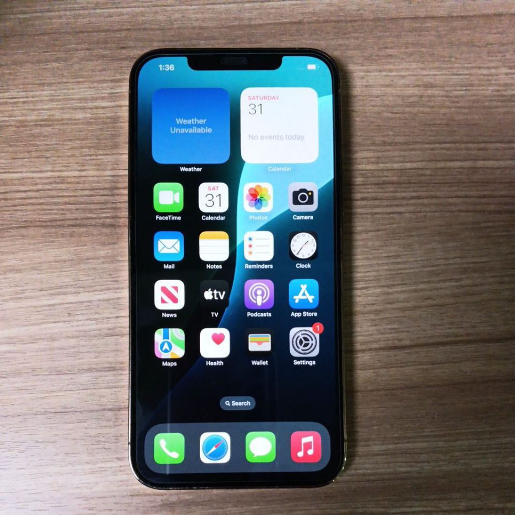 Iphone 12 Pro Max 128GB Gold bekas ex iBox