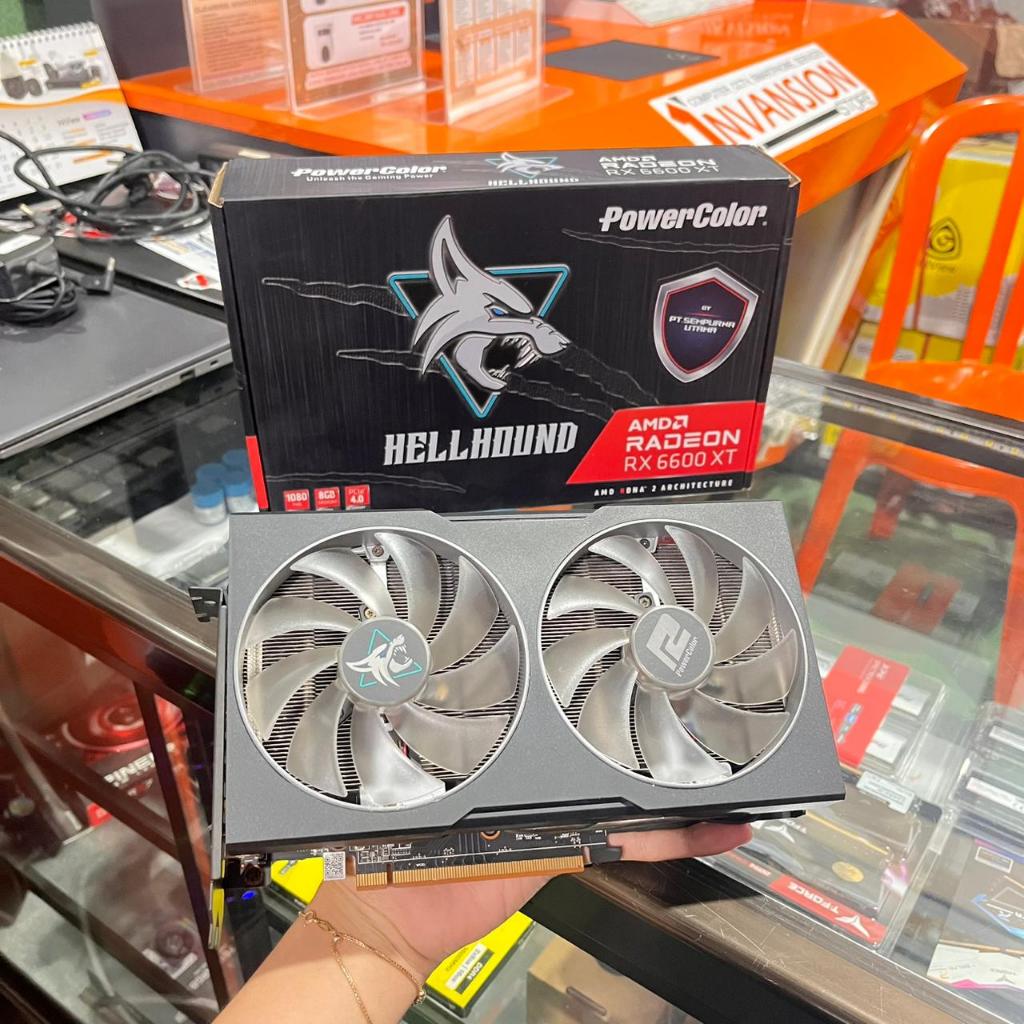 VGA POWERCOLOR HELLHOUND RX 6600 XT 8GB DDR6 128BIT