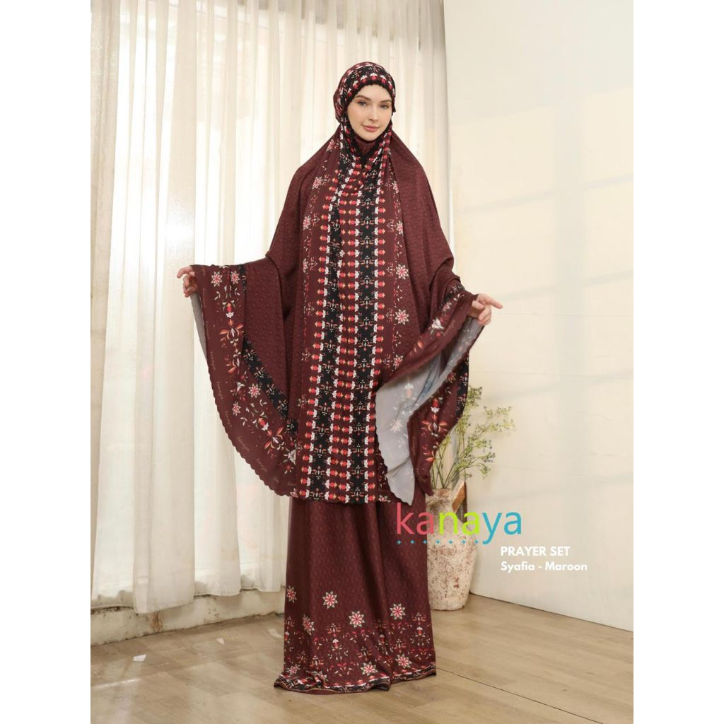 MUKENA PRAYER SET - KANAYA BOUTIQUE |PRAYER SET PREMIUM|MUKENA SILKY PREMIUM|MUKENA TERBARU KANAYA