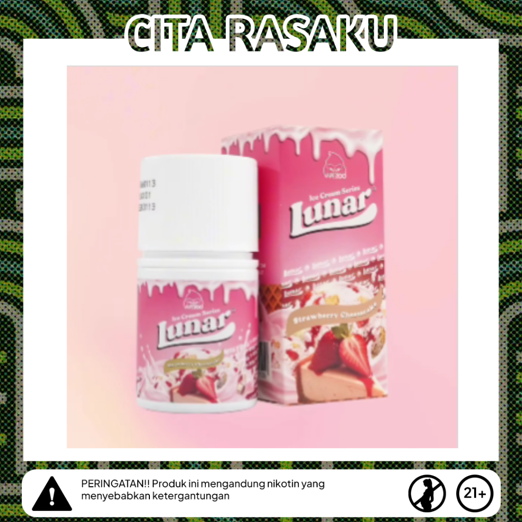 NEW FLAVOUR LUNAR ICE CREAM STRAWBERRY CHEESECAKE FREEBASE 60ML EDITION SERIES 100% AUTHENTIC