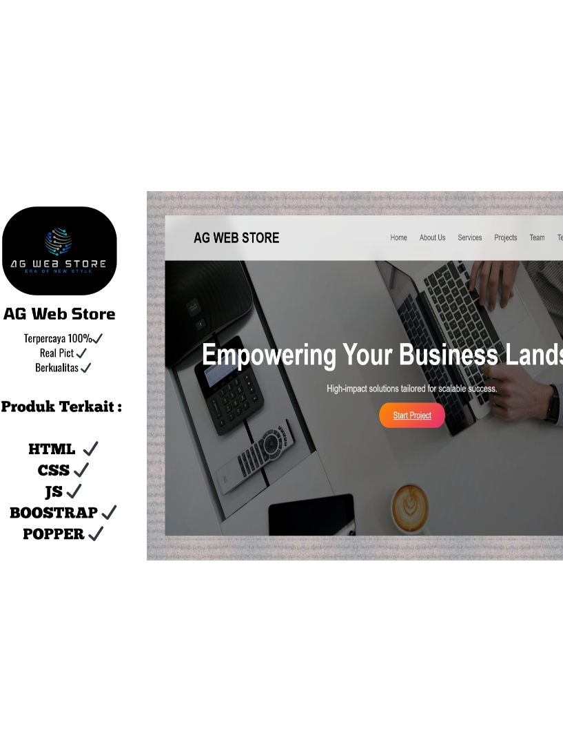Source Code Company Profile / HTML CSS JS  / SIAP PAKAI