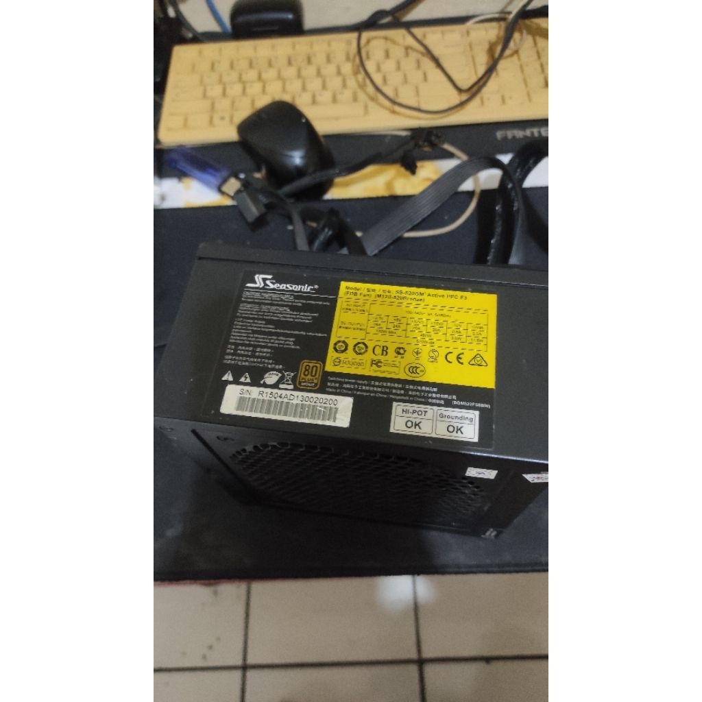 PSU seasonic 520watt 80+ bronze modular
