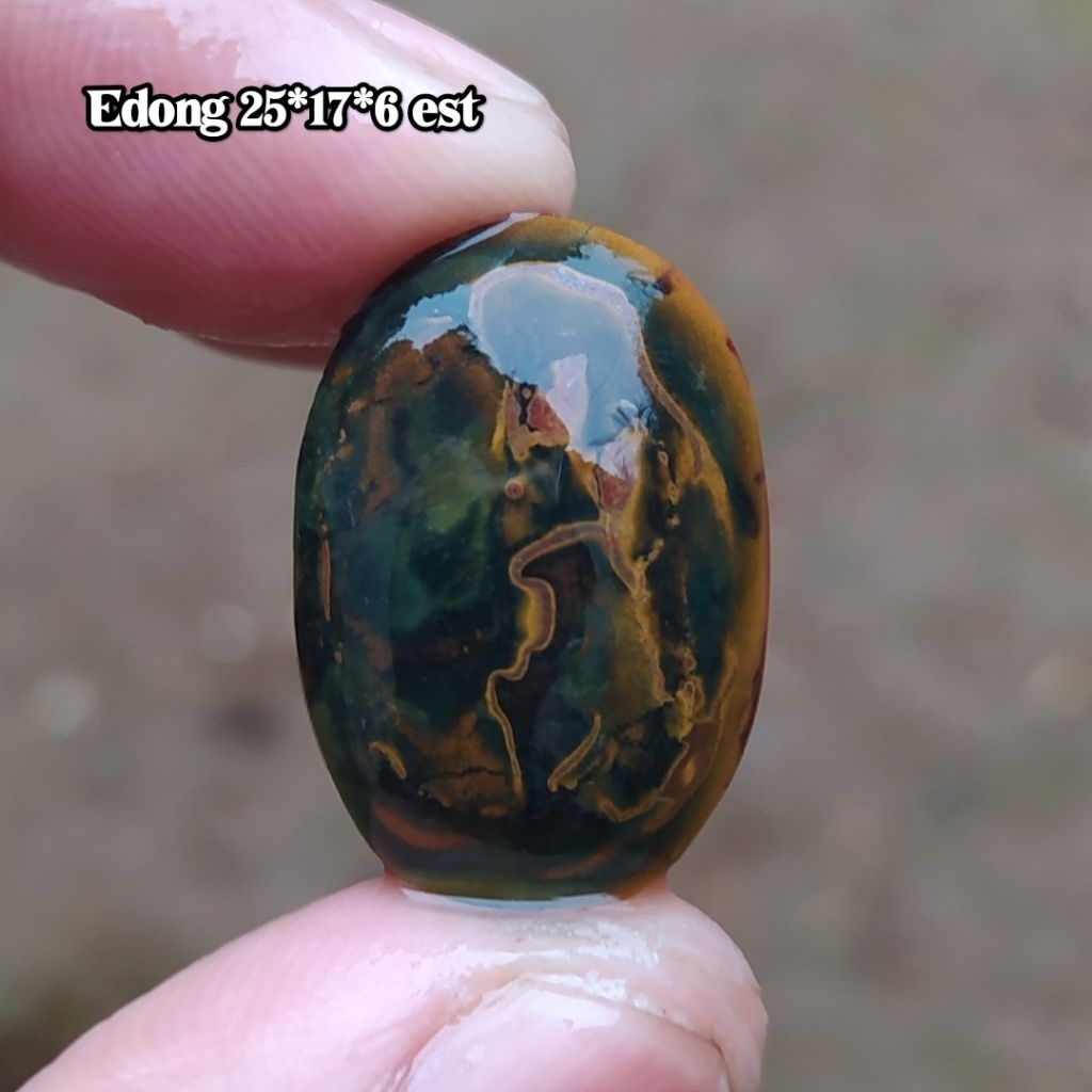 (BISA COD) Bahan Pola Kasar Batu Akik Pancawarna Garut Edong