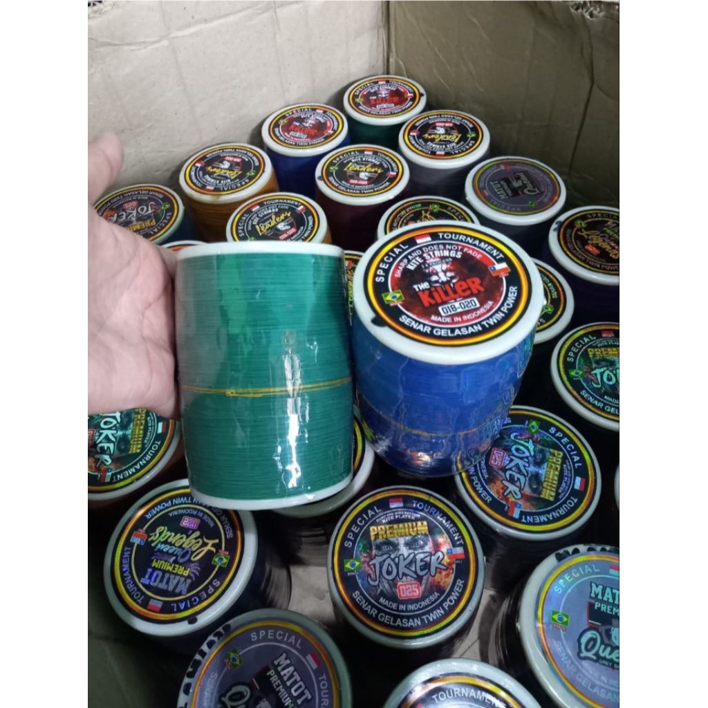 Gelasan molor beklit 6000 yard size 018/020, bahan N66 import