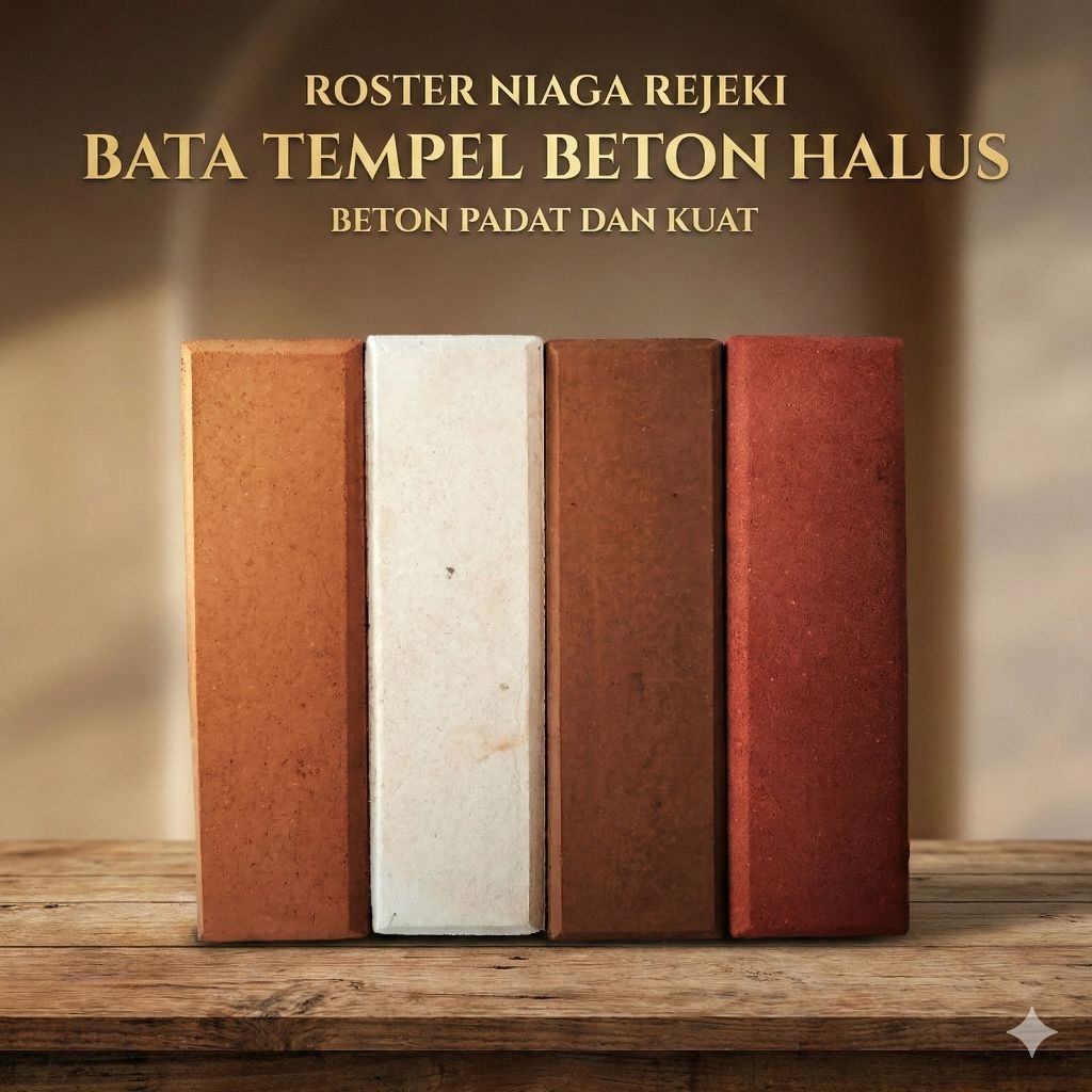 BATA TEMPEL BEVEL BETON, Ukuran 24x7x1,5 cm, BATA HOMOGEN, BATA KLASIK, BATA NATURAL DINDING, BATU B