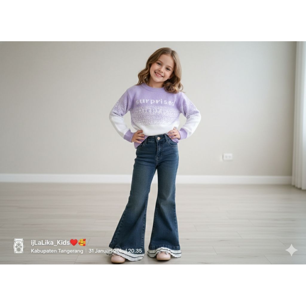 SET RAJUT CELANA CUTBRAY ANAK PEREMPUAN