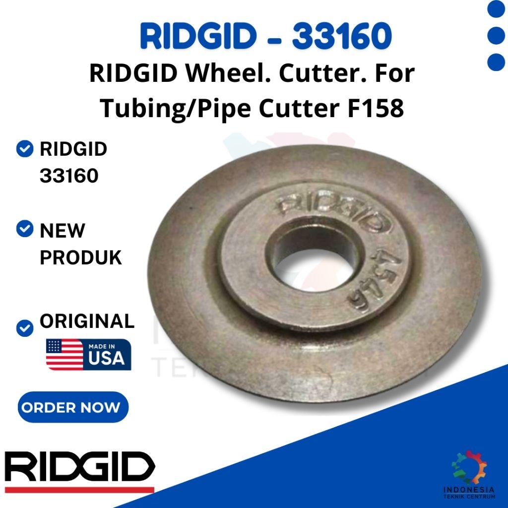 RIDGID Wheel. Cutter. For Tubing/Pipe Cutter F158-33160
