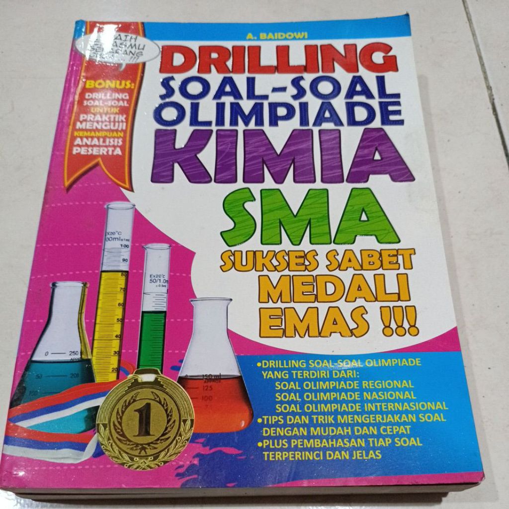 ( OBRAL ) BUKU PENDIDIKAN SMA // LATIHAN SOAL SMA // DRILLING SOAL SOAL OLIMPIADE KIMIA SMA // ORIGI