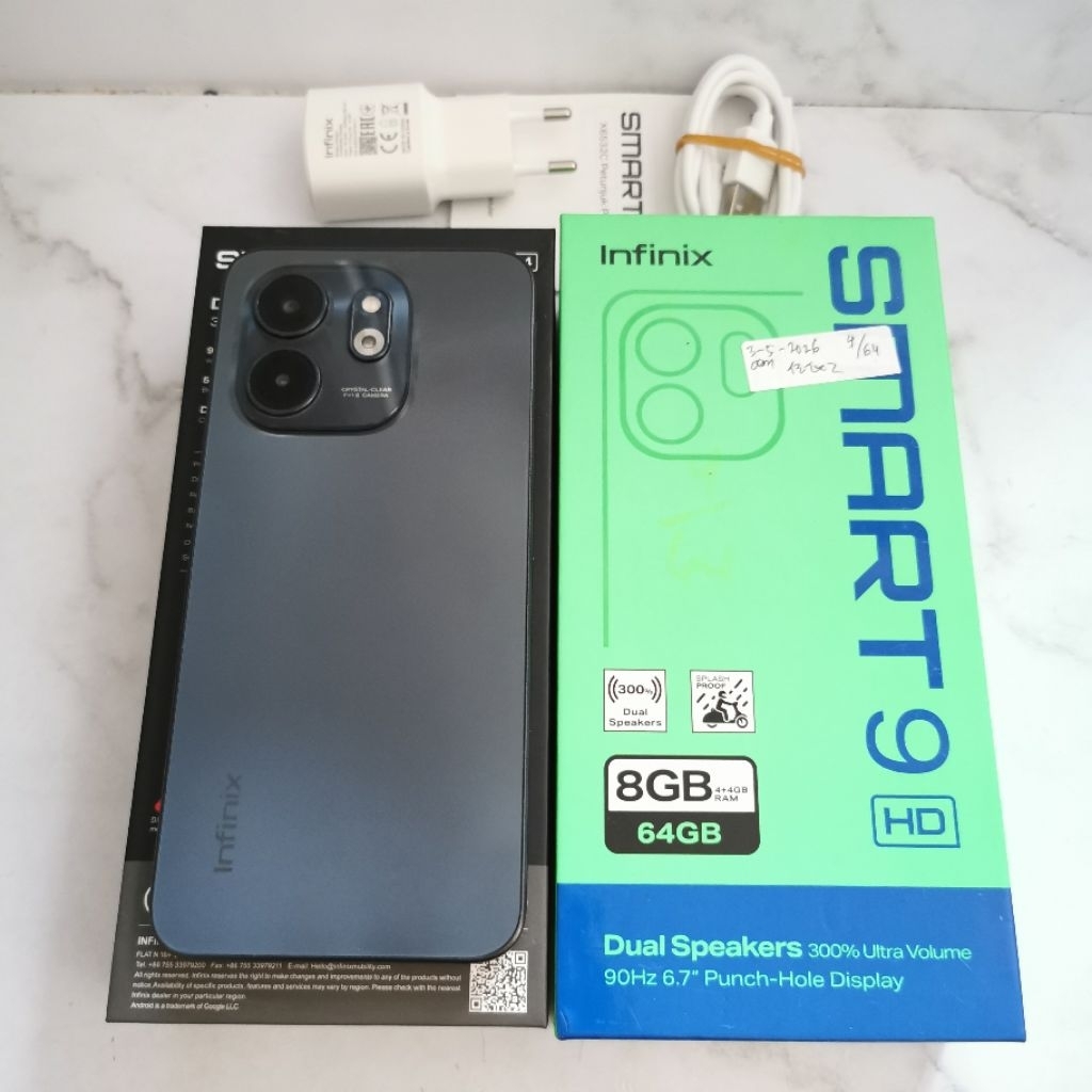 Infinix Smart 9 HD ram 4GB 64GB Bekas - Garansi Resmi - second