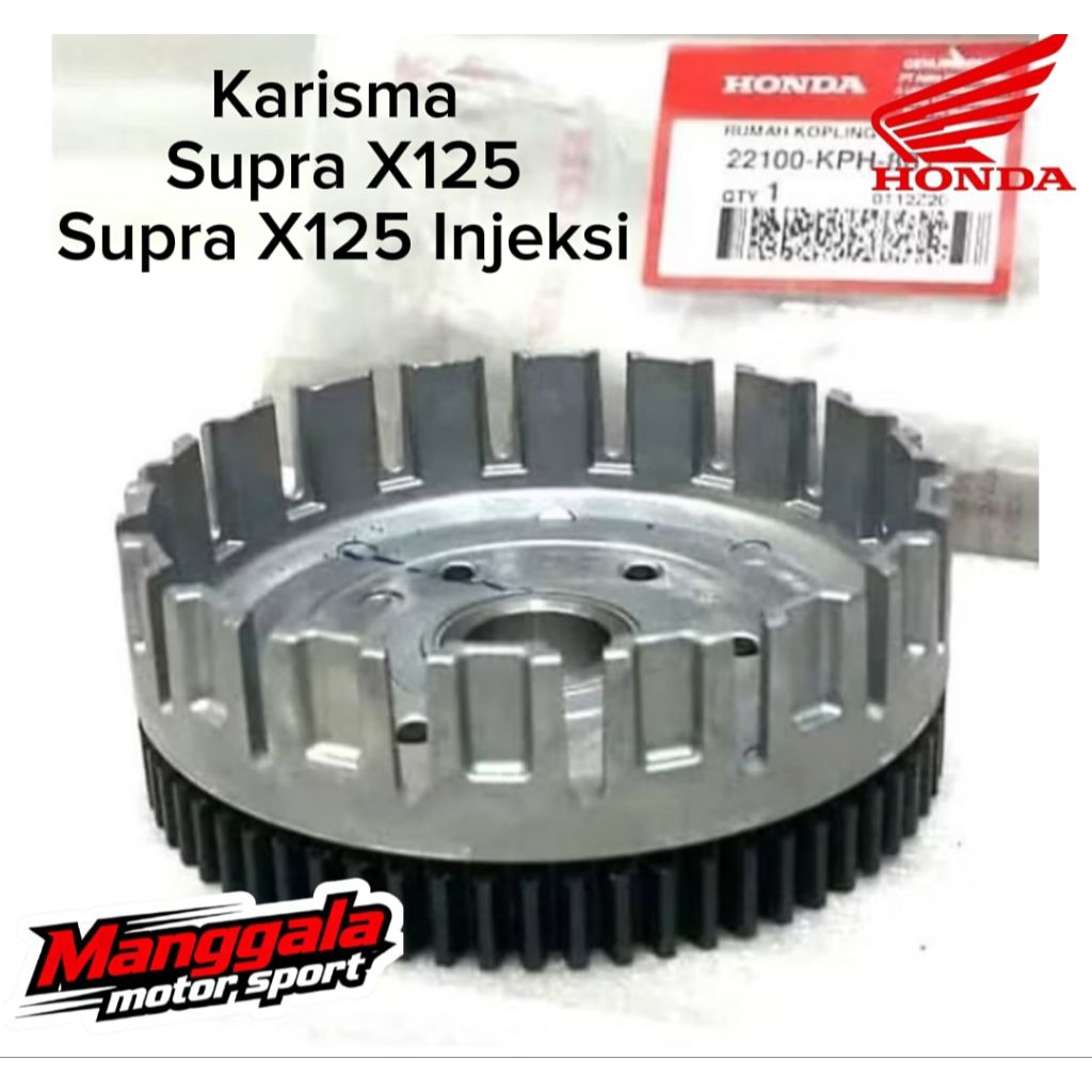 Rumah Kopling Set Asli AHM Supra X125 Karisma 22100-KPH-881