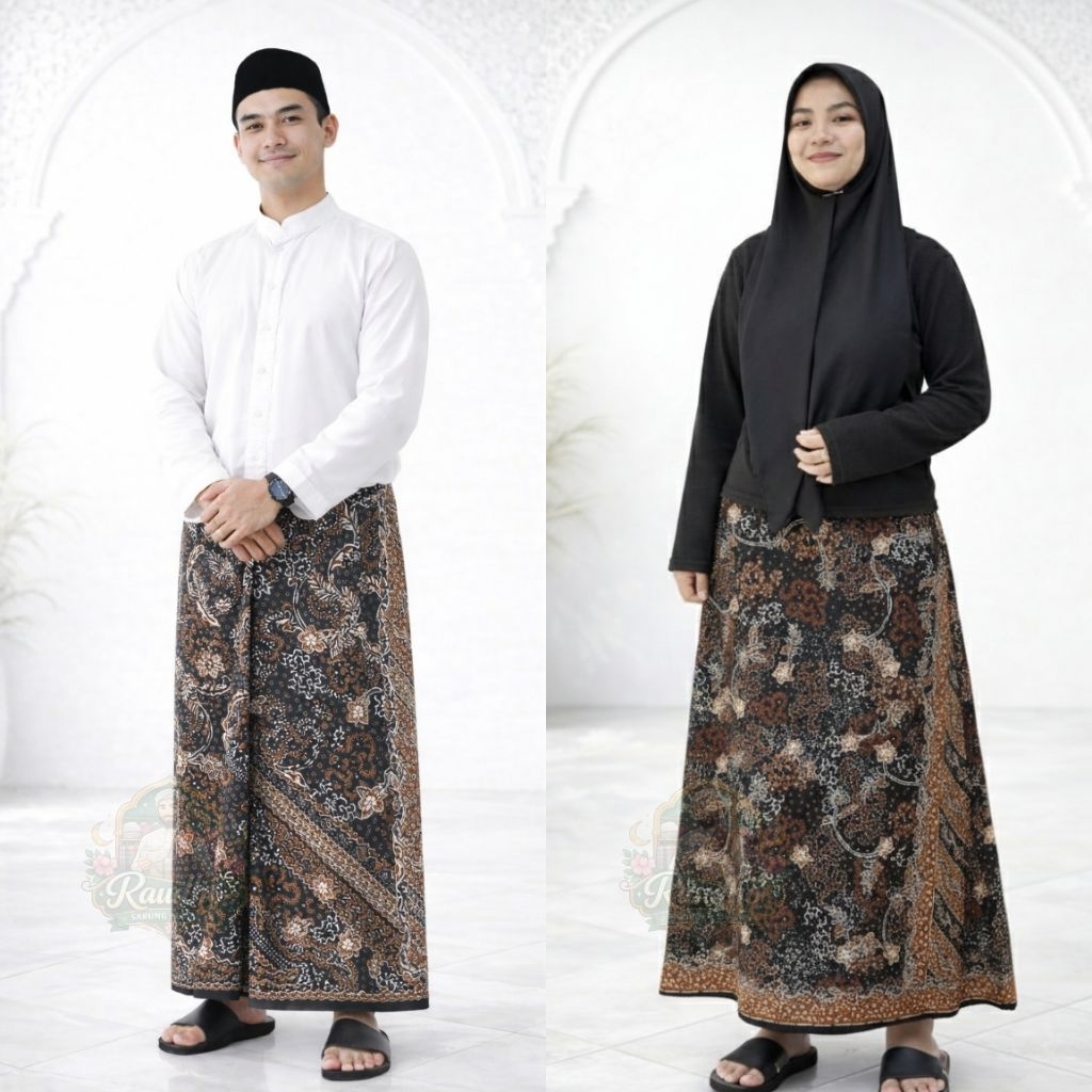 [ ready stock, beli 3pcs 100ribu ]Sarung Santri Batik Edition Wayang Bahan kain micro motif cewek co