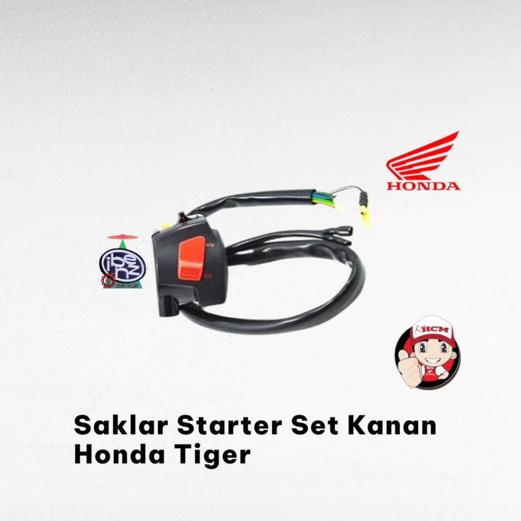 Saklar Starter Set Kanan Honda Tiger 2000/ Tiger Revo 35150-KCJ-661