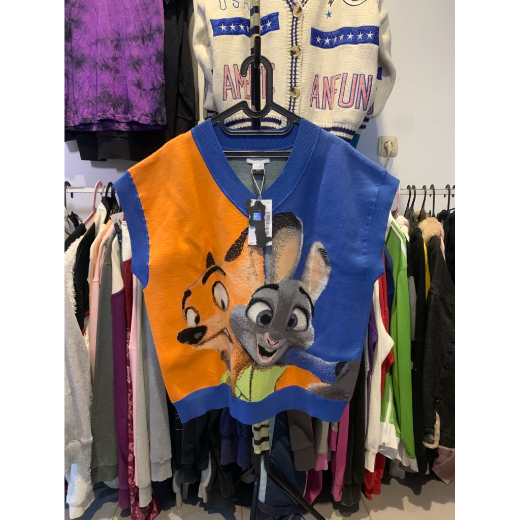 NEWBACA DESKRIPSI//Vest rajut zootopia urban//knitwear rare//rajut karakter