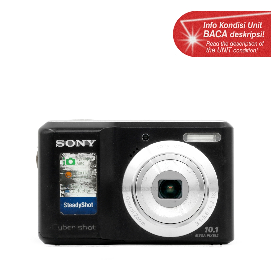 Kamera Digital Pocket SONY Cyber-shot DSC-S2000 (Hitam) | 10.1 Megapixels  - Digicam