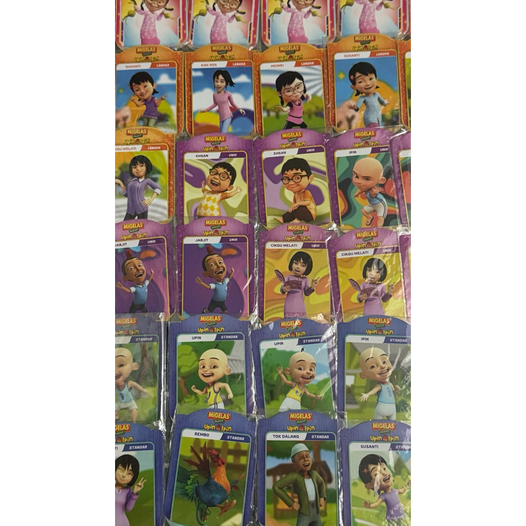 Kartu Upin & Ipin Mie Gelas Protevit X Migelas AR Card