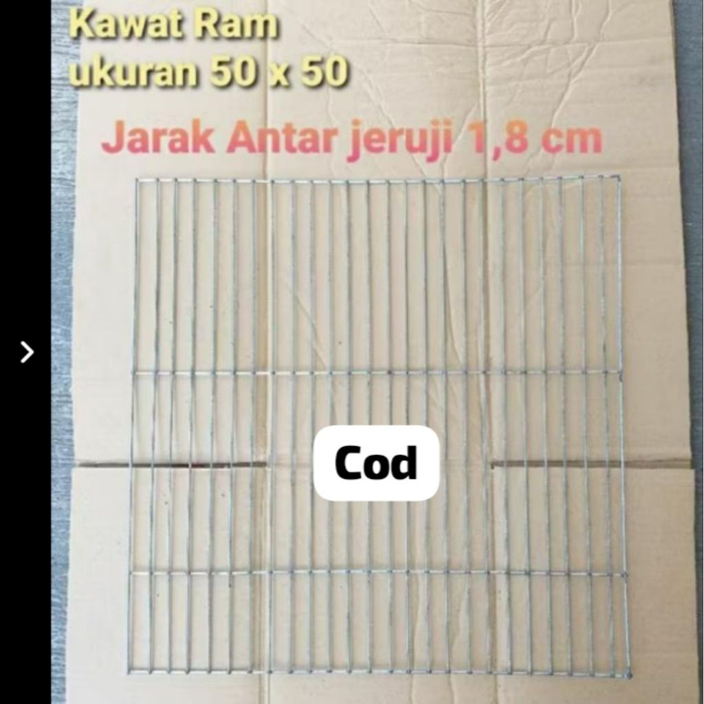 Ram lembaran sekat galvanis serba guna murah 3 ukuran