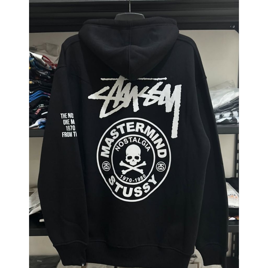 Hoodie stusay full print kekinan unisex full tag hoodie pria stussy