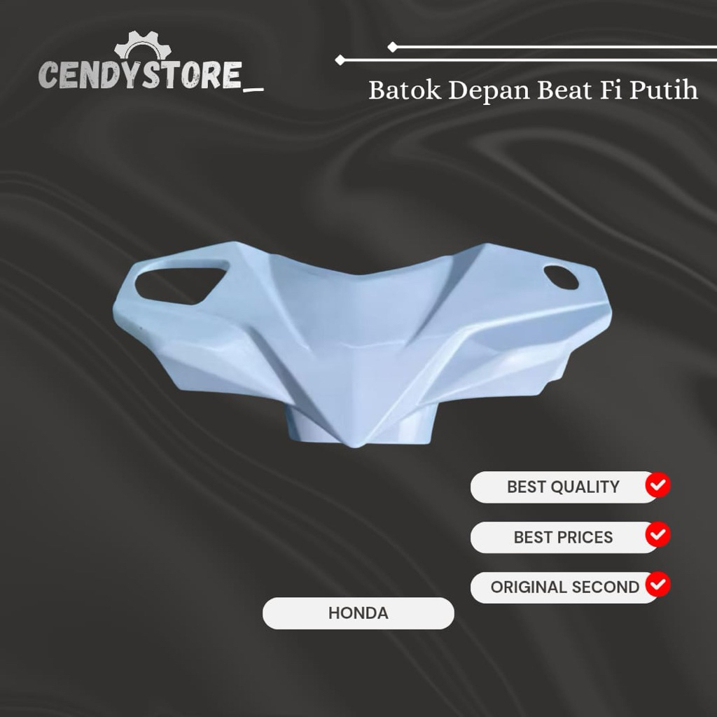 Batok Depan Honda Beat FI Warna Putih Tahun 2012-2014 Original Copotan