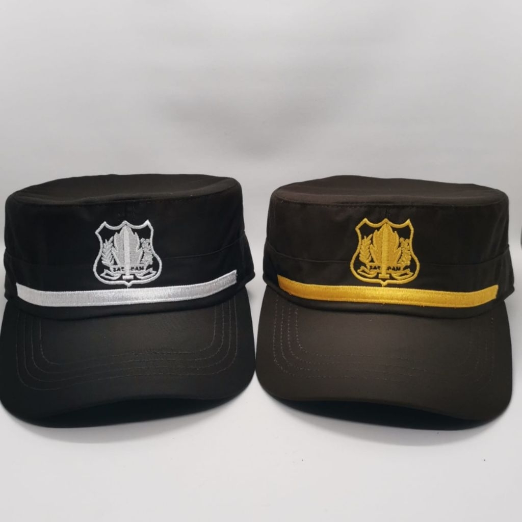 TOPI KOMANDO SATPAM | TOPI PET KOMANDO SATPAM | TOPI SATPAM | TOPI SECURITY