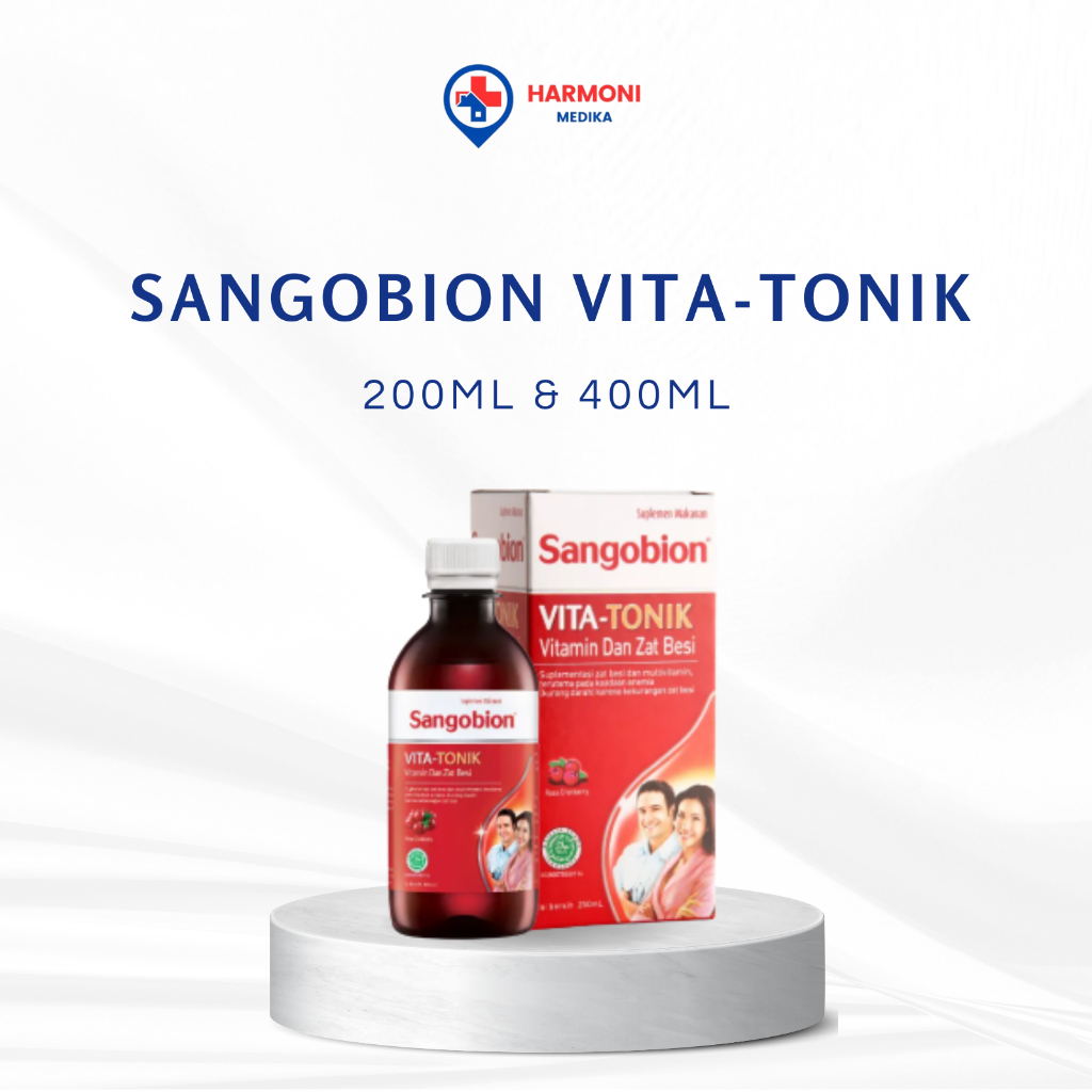 Sangobion Sirup - Penambah darah dewasa sirup mengatasi anemia