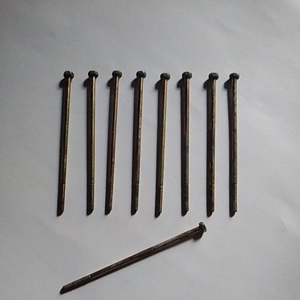 Baut Panjang Original Shimizu untuk Pompa Air - 11,8 cm, Kunci 8mm, Kepala Plus